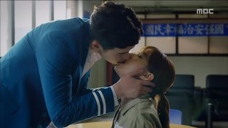 W ep07 Lee Jong-suk ♥ Han Hyo-joo handcuff kiss!