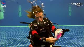 How to do Mask Removal and Replace Underwater • PADI IDC Skills Dive Instructor Course