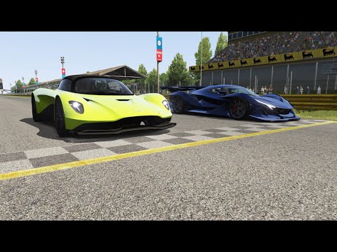 Aston Martin Valhalla vs Apollo Intensa Emozione at Monza Full Course