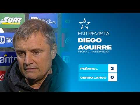 Nota con el DT Diego Aguirre | Torneo Intermedio 2026 | Liga AUF Uruguaya | #AUFTV