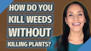 How do you kill weeds without killing plants?