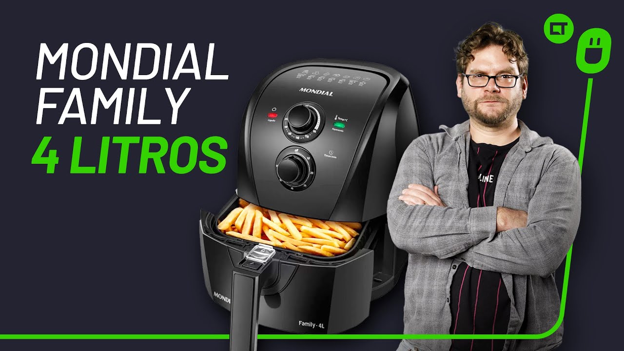 Miniatura da avaliação em vídeo de Fritadeira Mondial Air Fryer AFN-40-DI 4L