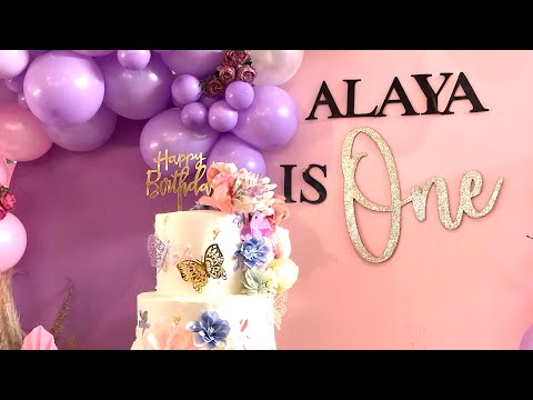 HAPPY 1ST BIRTHDAY ALAYA! (MY NIECE) 2023 🥰😍🎂💐🍰