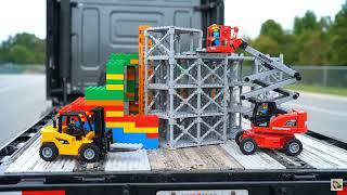 Miniature Marvel: The RC Crane's Epic Lego Build! 🏗️🧱🚚