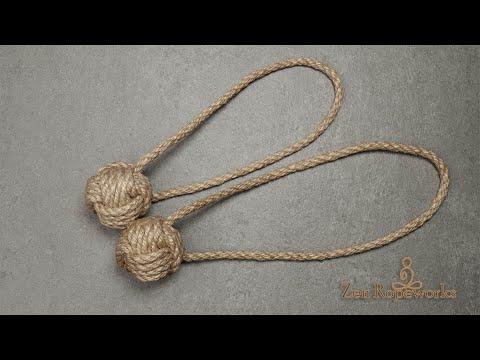 Rope dog throw toy