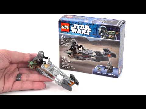 LEGO Star Wars Mandalorian & Grogu Speeder is a big win in a small box #NotSponsored 75436
