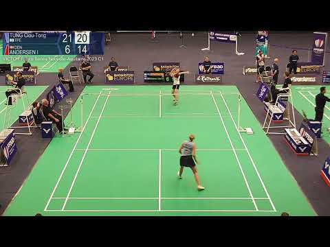 Match Point - Tung Ciou-Tong vs Irina Amalie Andersen - WS, SF - Nouvelle-Aquitaine 2023