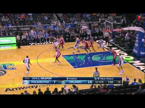 Mario Hezonja vs Philadelphia 76ers 28.02.2016 (13Pts)