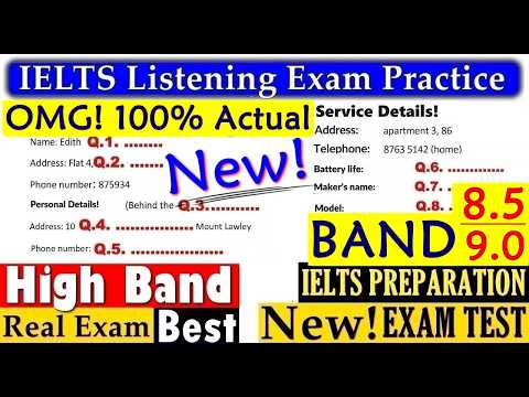 IELTS LISTENING PRACTICE TEST 2025 WITH ANSWERS | 10.11.2025