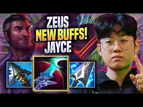 ZEUS IS READY TO PLAY JAYCE WITH NEW BUFFS! - T1 Zeus Plays Jayce TOP vs Gragas! | Season 2023