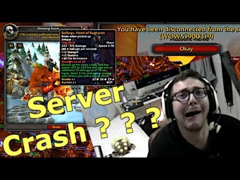 Watching Asmongold and guild craft Sulfuras, Hand of Ragnaros (Faerlina)