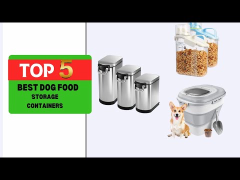 Top 5 Best Dog Food Storage Containers review | best airtight pet food containers |