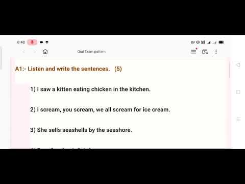 English Oral Pattern | Class 12 Board Exam | MaharashtraState Board