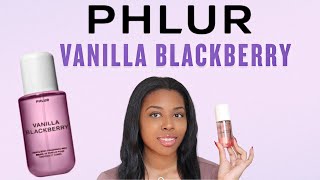PHLUR Vanilla Blackberry Body Mist Review — Is It Worth the Hype?