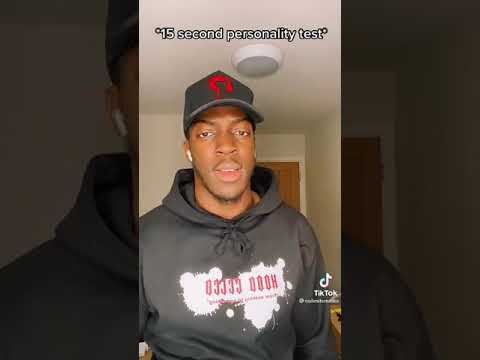 15 second personality test | Tik Tok: nolimitsmedia