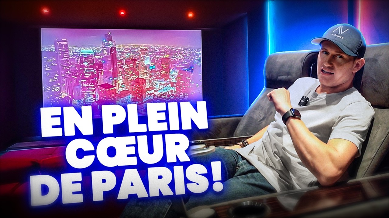 Un appartement entièrement transformé en salle de cinéma privée