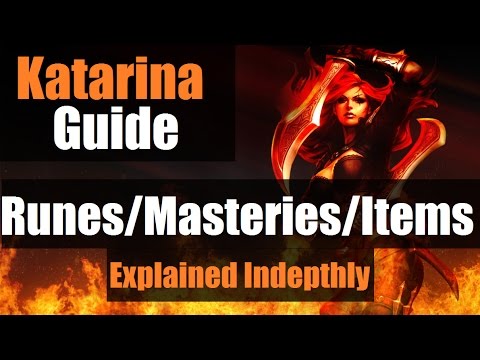 ►Katarina Rework Guide: Runes/Masteries/Items EXPLAINED Indepthly (Updated) | League Of Legends