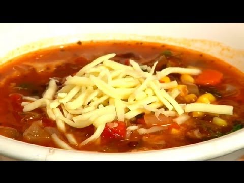Vegetarian Tortilla Soup Recipe : Soup Recipes