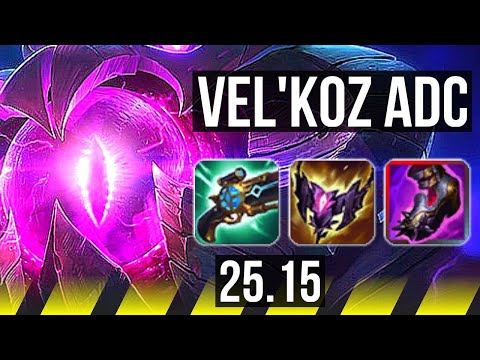 VEL'KOZ & Alistar vs YUNARA & Zyra (ADC) | NA Master | 25.15