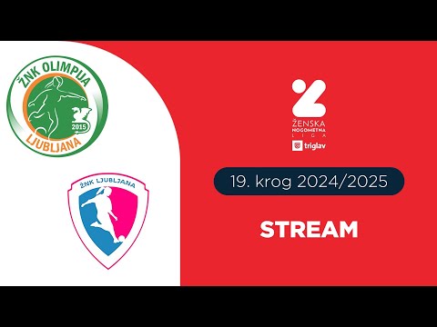 ŽNK Olimpija Ljubljana - ŽNK Ljubljana  | 19. krog ŽNL Triglav  | Stream