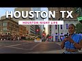 HOUSTON AT NIGHT - 4K Walking Tour of Downtown Houston's Nightlife August 2023