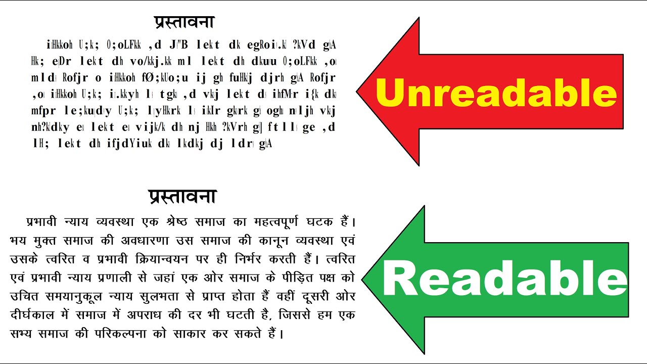 How to fix missing fonts issue in Krutidev/Devlys Hindi font pdf files/ documents - Saral Suggest