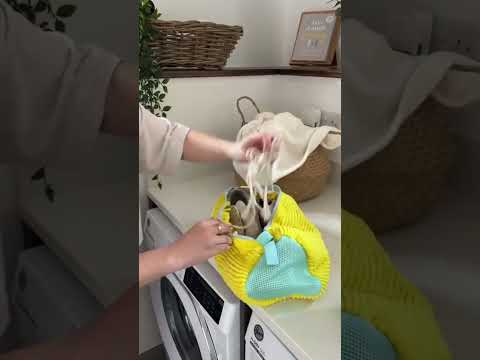 Мешок для стирки обуви со щетками 39х19 см, сетка для кроссовок - фото 1 - id-p3208143147