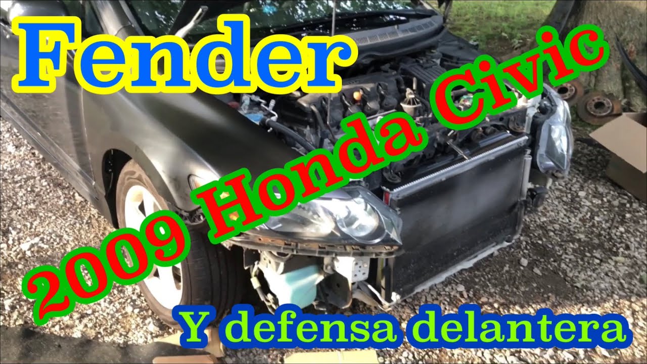 como quitar bumper 2009 Honda Civic