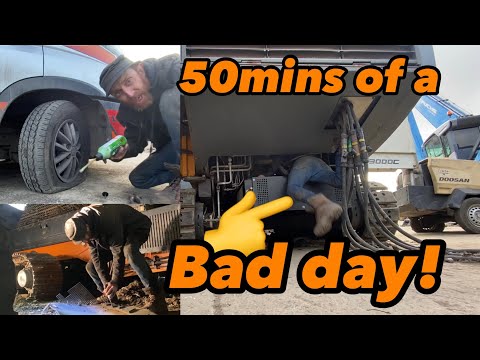 If I didn’t have bad luck I’d have no luck! From start to end a struggle…..