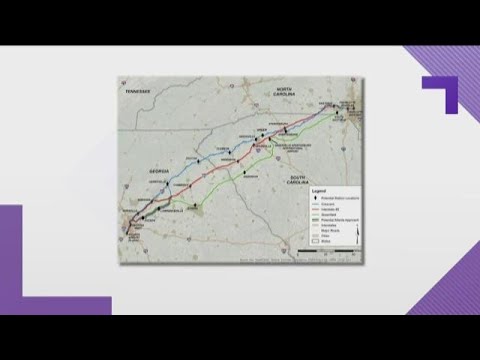 Greenfield Corridor | Atlanta to Charlotte high-speed rail route | 11alive.com