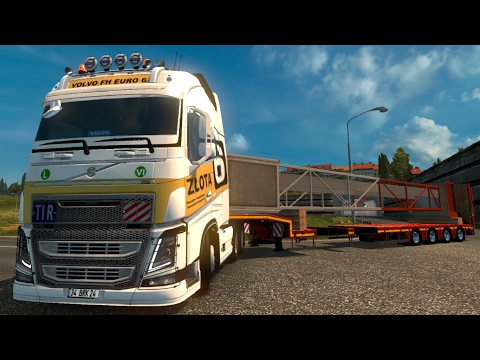 VOLVO FH16 2013 TUNA & KASBOHRER HEAVY TRAILER 1.26 ETS2 (Euro Truck Simulator 2) Free Download