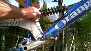 How to replace and size a full suspension mountain bike chain