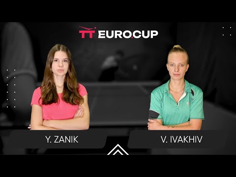 17:45 Yulianna Zanik - Valeriia Ivakhiv 22.03.2025 TT Euro.Cup Women Ukraine Star. TABLE 4