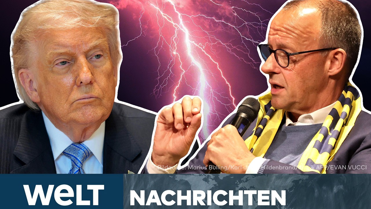 USA: Politisches Fettnäpfchen? "Bewunderung nimmt nicht zu!" Merz teilt gegen Trump aus | STREAM