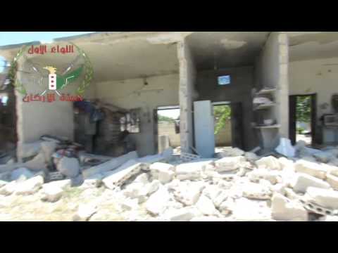 زيارة تفقدية لرئيس هيئه الاركان العميد الركن عبد الاله البشير لجبهات ريف حماه الشمالي الغربي