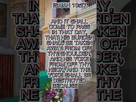 ISAIAH 10:27 THE ANOINTING SHALL BREAK EVERY YOKES #shorts