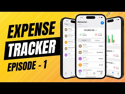 SwiftUI Expense Tracker App | SwiftData | Widgets | App Lock | Episode - 1 thumbnail