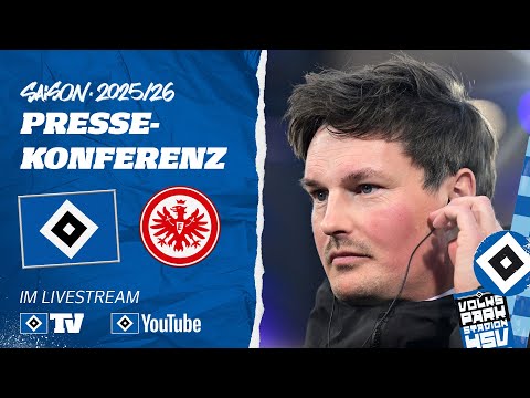 RE-LIVE: MATCHDAY PRESS CONFERENCE WITH MERLIN POLZIN | HSV vs. Eintracht Frankfurt