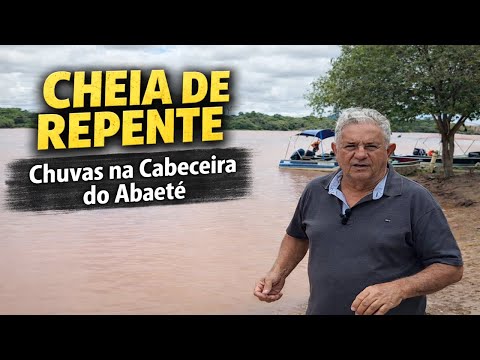 Cheia Repentina no São Francisco: Abaeté Saltou de 60 para 2.000 m³/s em 1 Dia