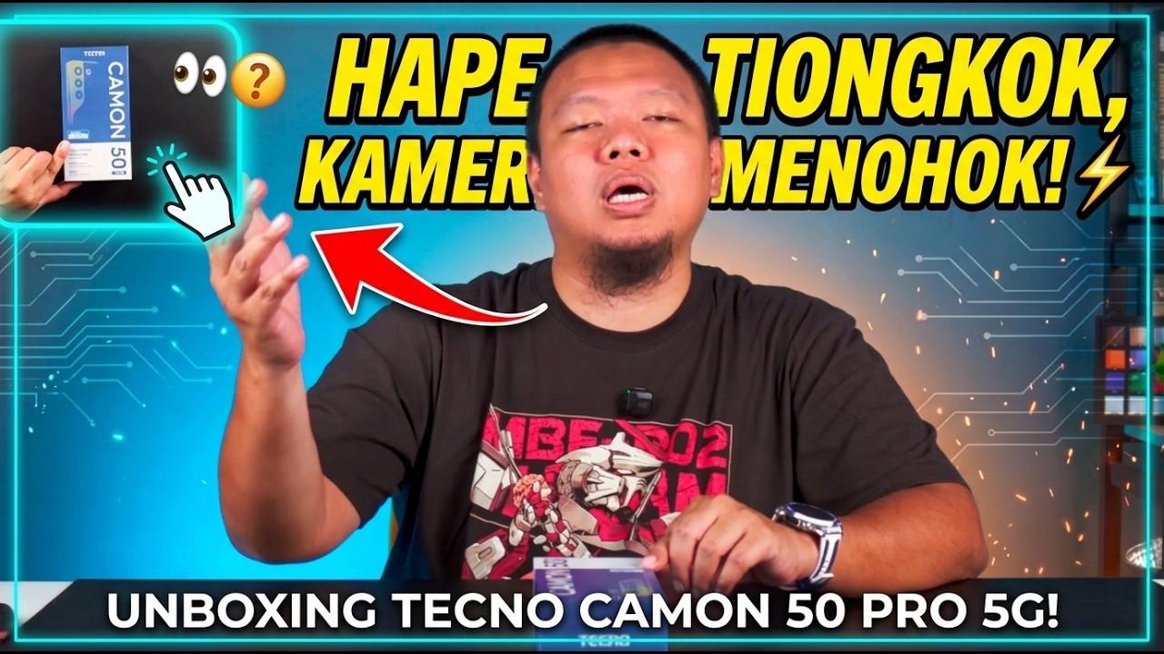 Kamera Hape ini BAHAYA!! - Unboxing TECNO Camon 50 Pro 5G