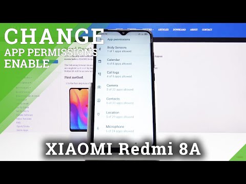 How to Personalize App Permissions in Xiaomi Redmi 8A - App Permissions Settings