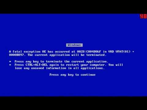 Blue Screen of Death Video