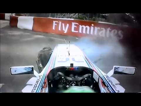 Accidente Felipe Massa y Sergio Perez F1 2014 Montreal - Part 2