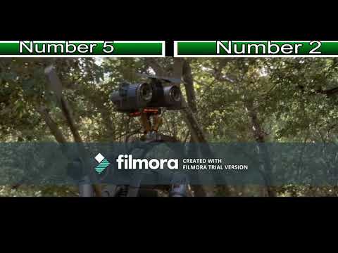 Number 5 (Johnny 5) vs Nova Robots with healthbars