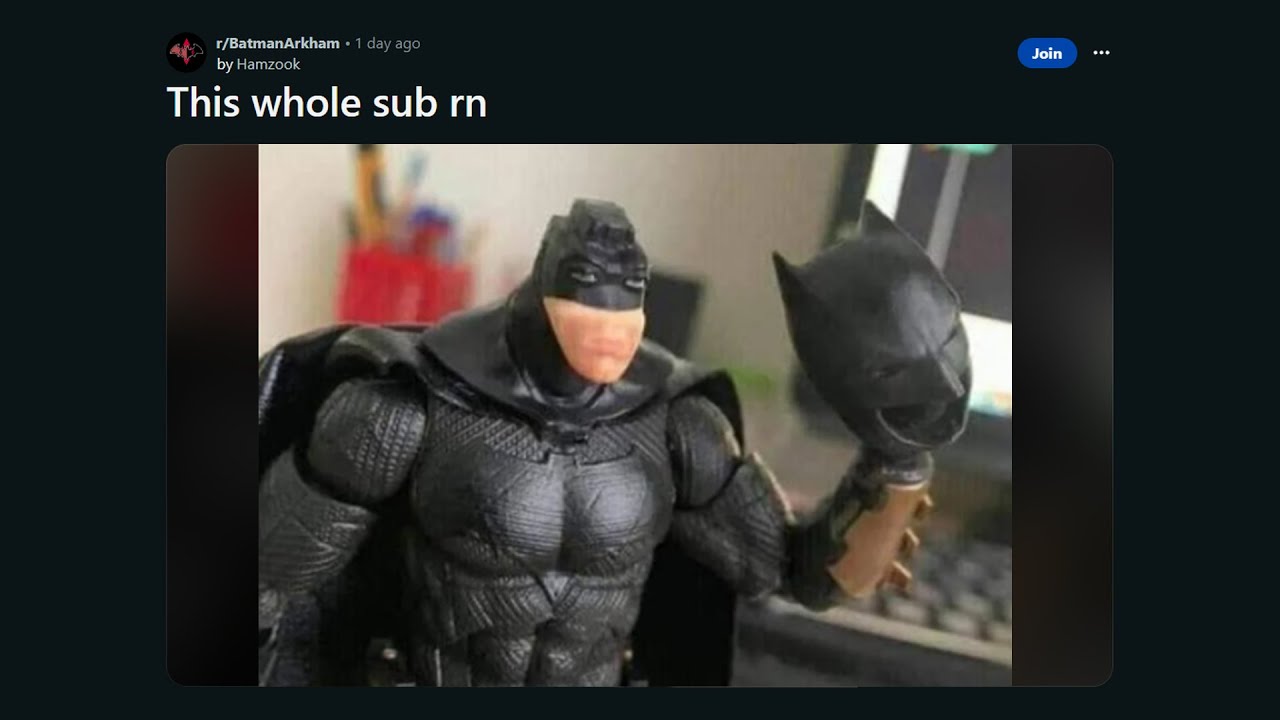 Sanity Has Returned to r/BatmanArkham (Until Today)