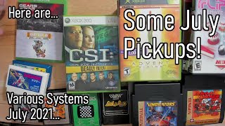 Here are some Pickups from July!