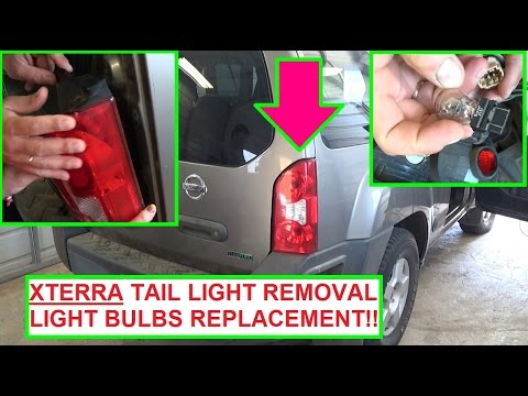 Nissan Xterra N50 Second Generation Tail light Removal. Tail Light Turn Signal, Brake Light