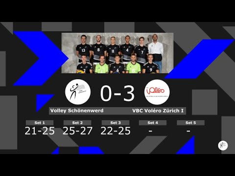 Volley Schönenwerd II vs. VBC Voléro Zürich I, Qualifikationsrunde 2019/20, NLB