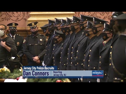 NJ Jersey City Police Department Swears In New Recruits