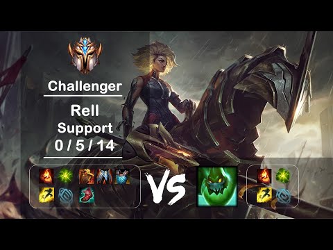 [4K] KR Challenger Support Rell vs Zac Ep.1689